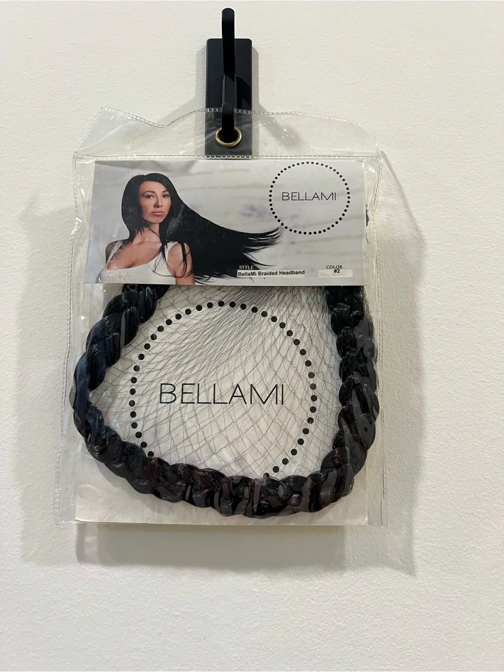 BELLAMI Black Braided Headband Hair Accessory